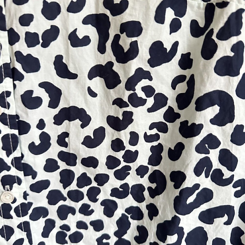 Talbots Women’s Large Leopard Print Button Front … - image 4